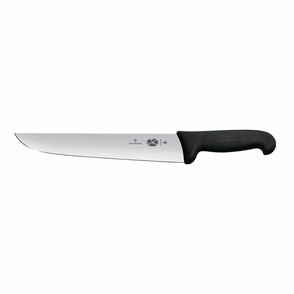 Cuchillo Carnicero Fibrox color Negro. Hoja 28 cm.