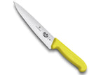 Cuchillo para trinchar Fibrox color Amarillo. Hoja 25 cm