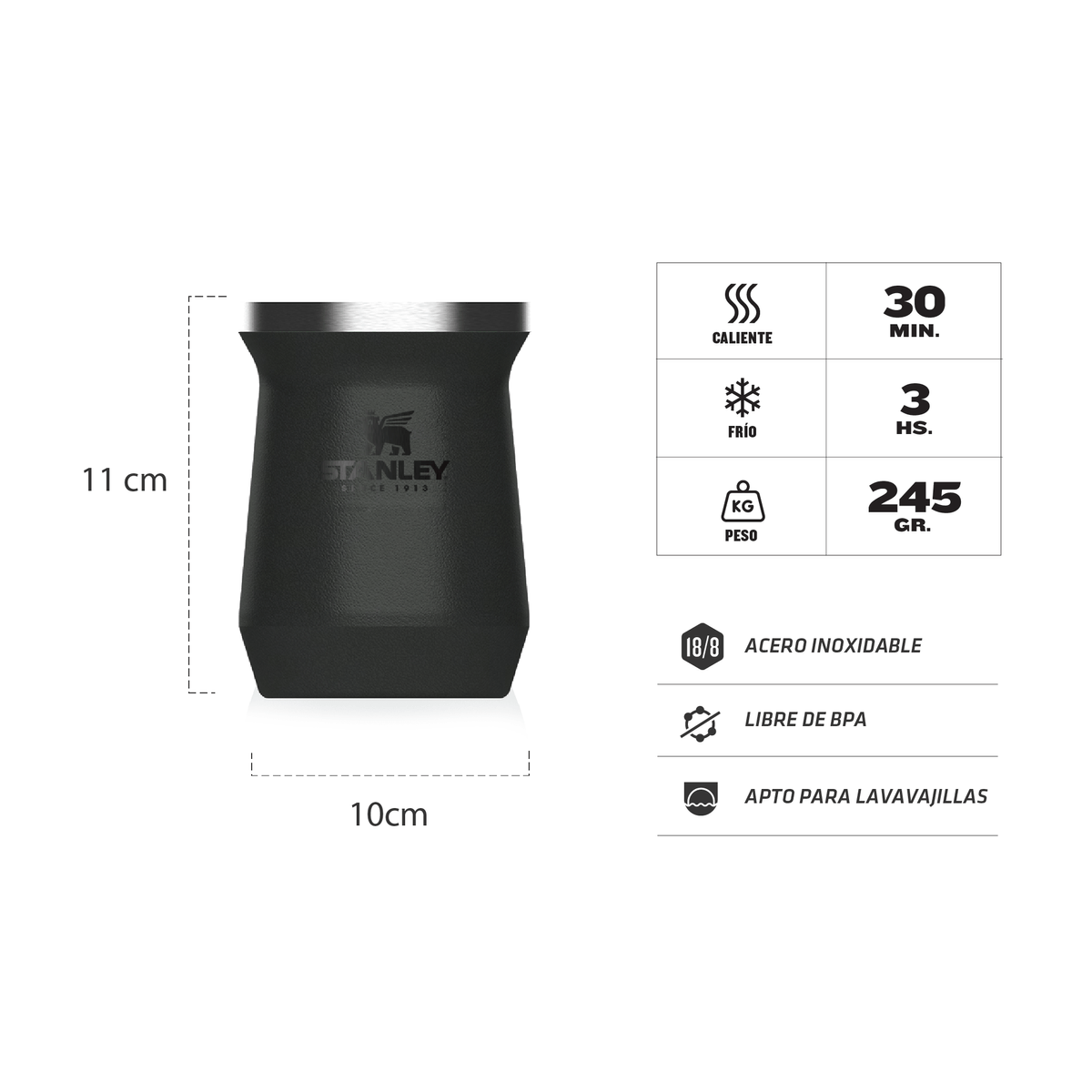 Mate Acero 236 ml