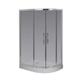 Cabina Ducha Ferrum NB2QZ C 120x90x185 Semicircular 2 puerta Transparente Derecho