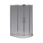 Cabina Ducha Ferrum NB2QZ C 120x90x185 Semicircular 2 puerta Transparente Derecho