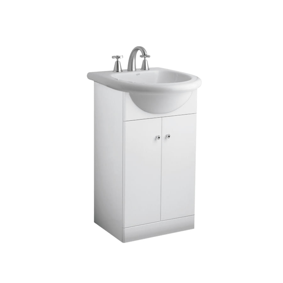 Vanitory Ferrum Avignon 50cm 3H Blanco Mueble Blanco piso
