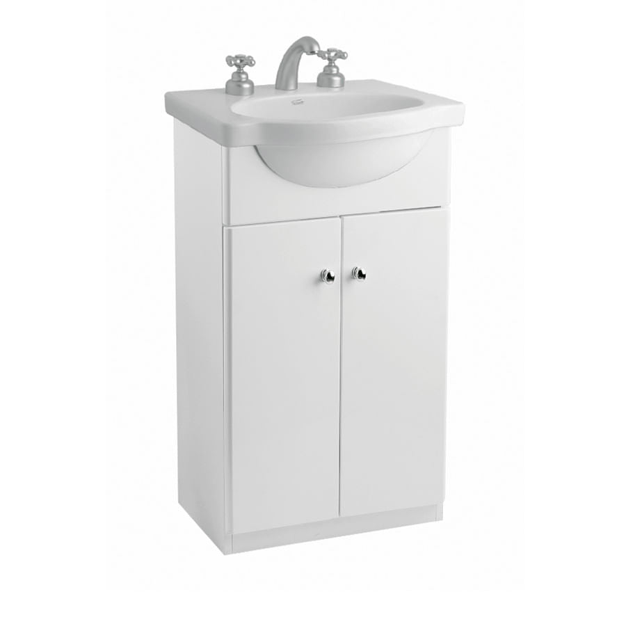 Vanitory Ferrum Venecia 48cm 1H Blanco Mueble Blanco piso