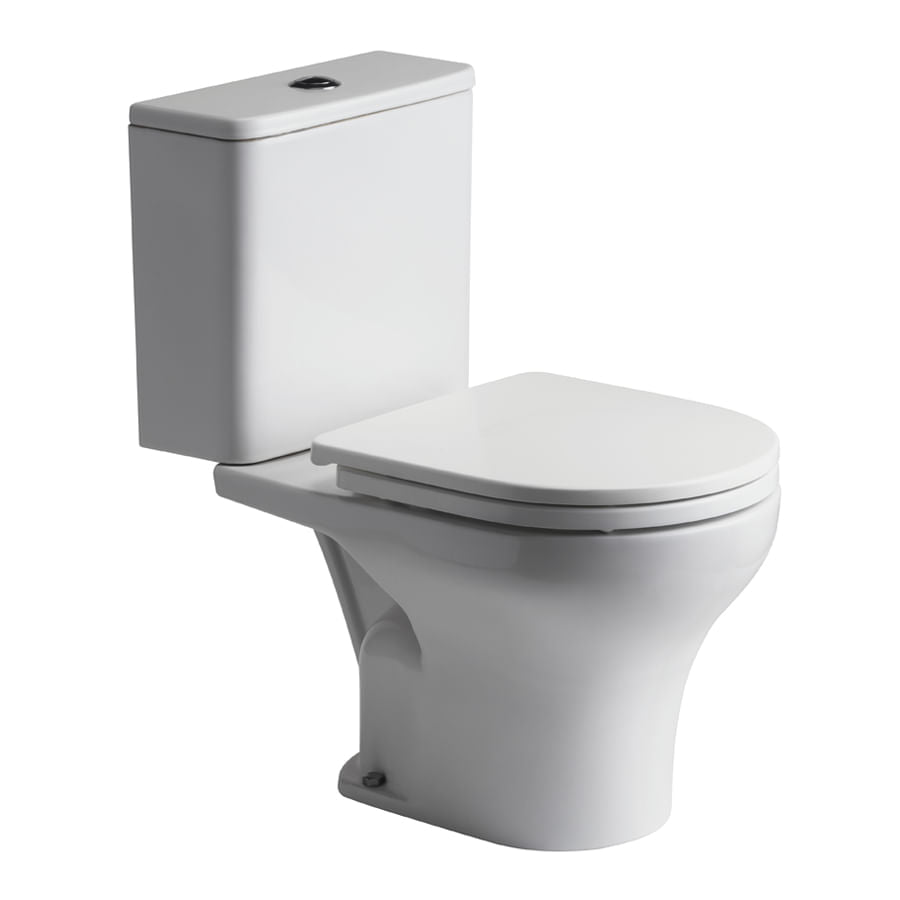 Inodoro Ferrum Veneto Blanco Descarga Doble con Asiento TTXUS