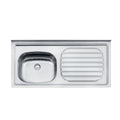 Lavaplatos Apoyo Simple Inox 93412/500 100x50 Es Derecho