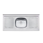 Lavaplatos Apoyo Simple Inox 93430/500 100x50x13 Es Ambos