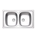 Lavaplatos Encastre Doble Inox 93808/601 86x50x15.2