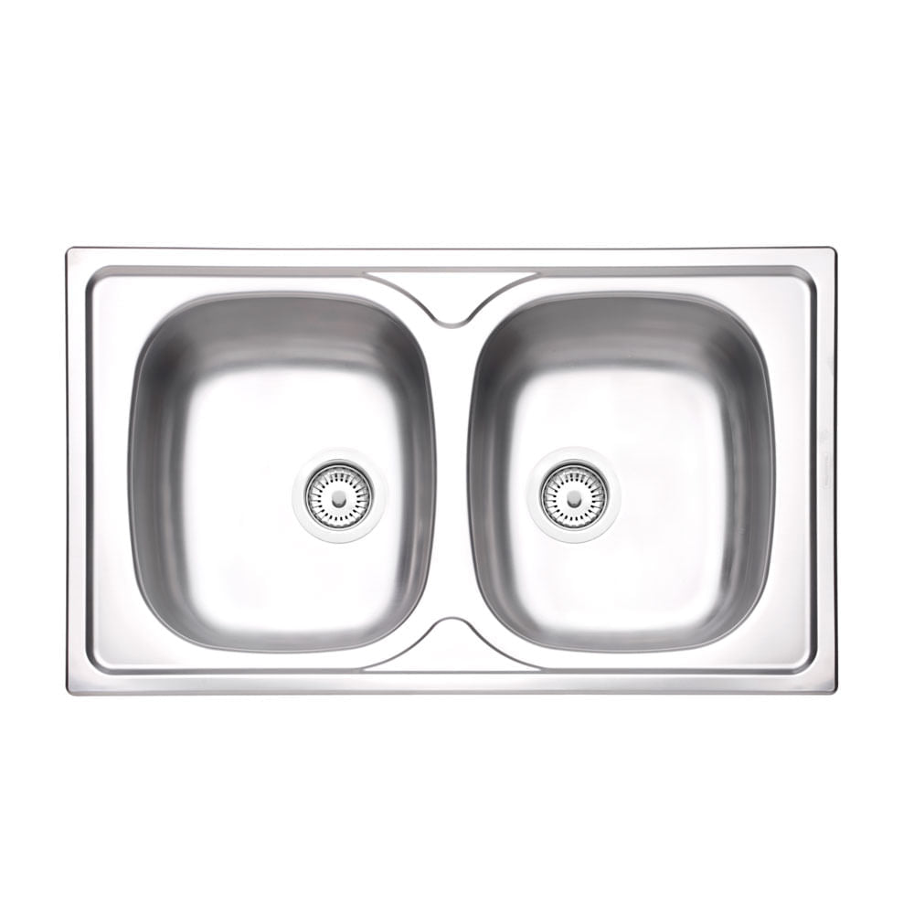 Lavaplatos Encastre Doble Inox 93808/601 86x50x15.2