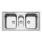 Lavaplatos Encastre Triple Inox 93830/123 100x50x18