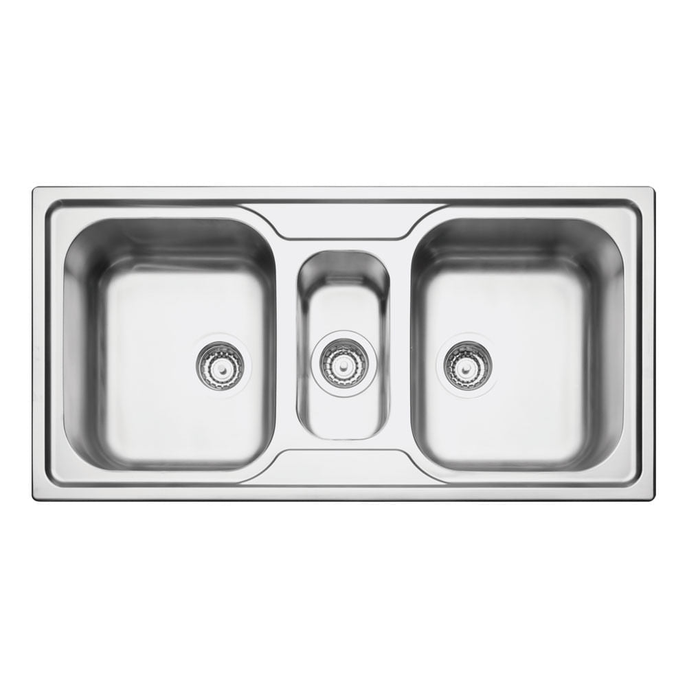 Lavaplatos Encastre Triple Inox 93830/123 100x50x18