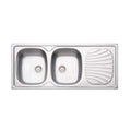 Lavaplatos Encastre Doble Inox 93880/641 116x50 Reversible