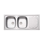 Lavaplatos Encastre Doble Inox 93880/641 116x50 Reversible