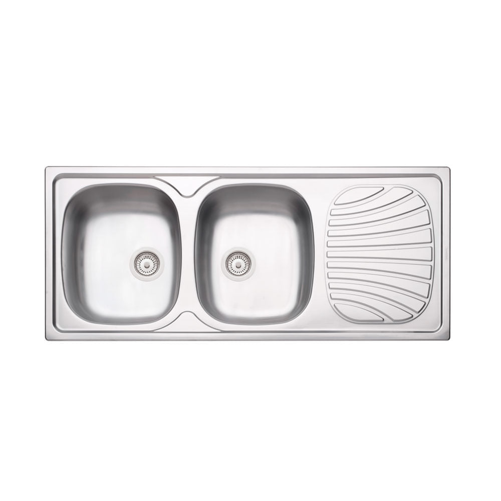 Lavaplatos Encastre Doble Inox 93880/641 116x50 Reversible