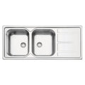 Lavaplatos Encastre Doble Inox 93905/123 116x50x18 Reversible