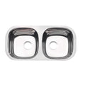 Cubeta Cocina Rectangular Doble Pul 94061/400 72.3x34x14