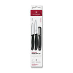 Set cuchillos mondadores Swiss Classic con pelador I, 3 piezas