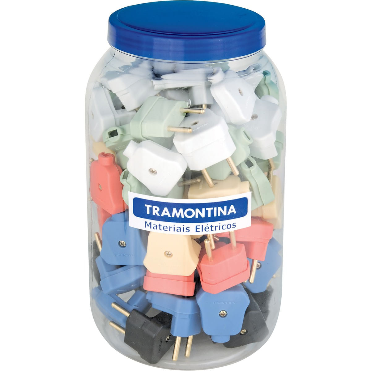 Clavija Tramontina 57420/905 Plug Macho Angular 10amp 6 colores