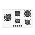 Placa Coccion Vidrio Gas 5 Quemador 94709/361 86x51 Blanco Triple