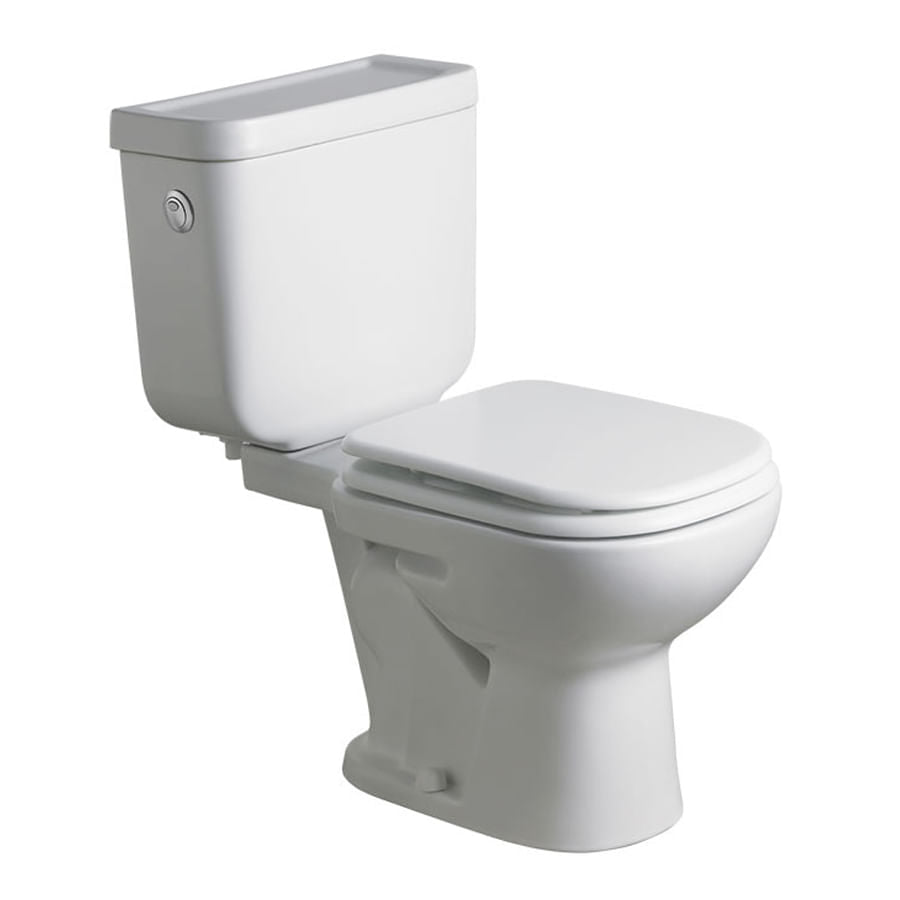 Inodoro Ferrum Bari Blanco Descarga Doble con Asiento TKXP