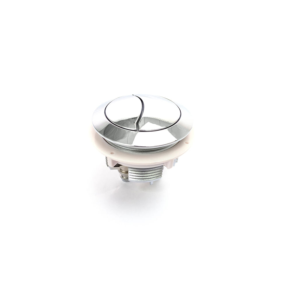 Boton Accionamiento Ferrum Descarga Dual VTA48 48mm Cromo (sist cable)
