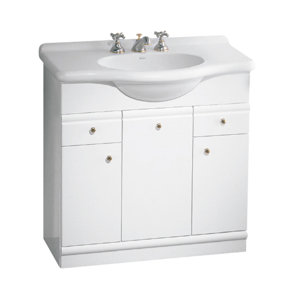 Mueble Vanitory Ferrum Limoges Piso XML8 85cm Blanco