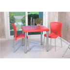 Mesa Cuadrada Tramontina Mona 92350/040 Roja