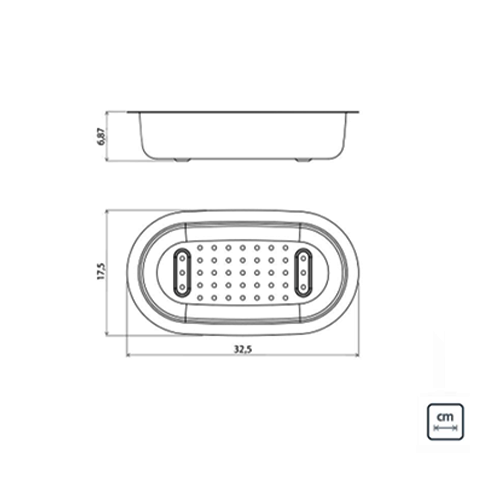 Cesta Coladora Tramontina 94532/006 Acero Inox