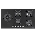Placa Coccion Vidrio Gas 5 Quemador 94731/124 90x51 Negro
