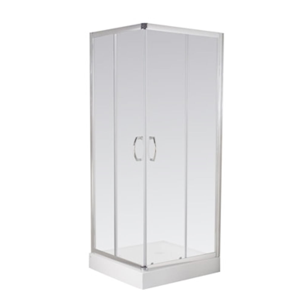 Cabina Ducha Ferrum NB9CE C 90x90x185 Cuadrada 2 puertas Transparente