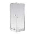 Cabina Ducha Ferrum NB9CE C 90x90x185 Cuadrada 2 puertas Transparente