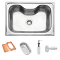 Lavaplatos Encastre Simple Inox 93806/122 68.5x48.5x20.3 con Accesorios