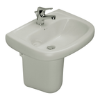Lavatorio Ferrum Siena Blanco Colgante 1 y 3 Huecos