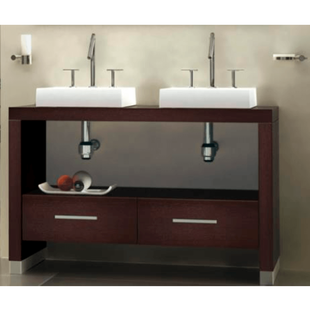 Mueble Vanitory Campi Camille 120 Piso CAM120 con perforaciones de descarga