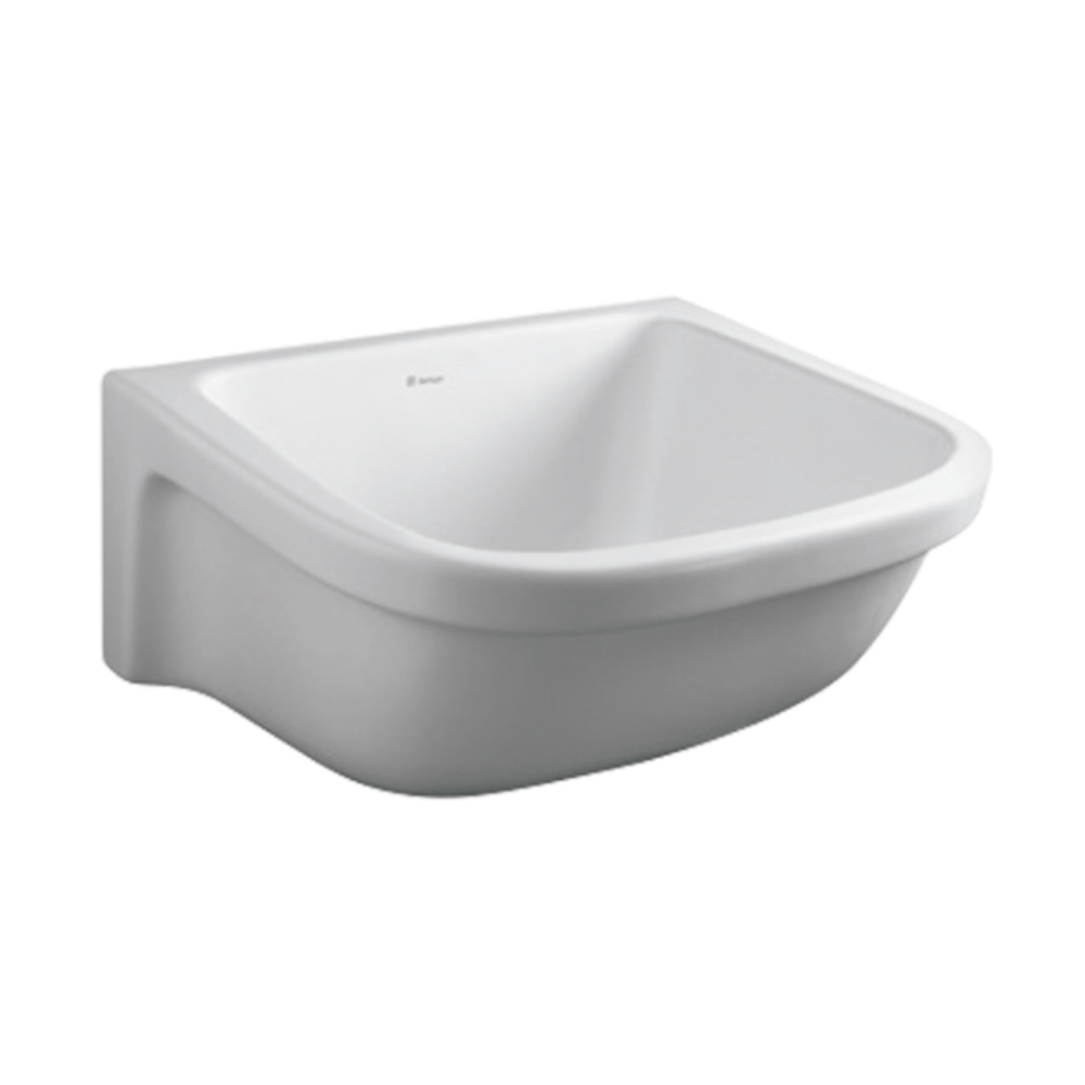 Lavadero Simple Ferrum PLH 475X610 sin Fregadero Blanco SVA-PD-004-BL