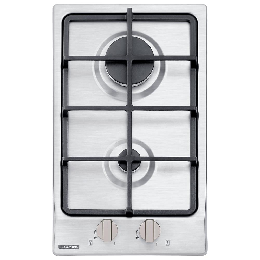 Placa Coccion Inox Gas 2 Quemador 94700/224 30x50