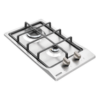 Placa Coccion Inox Gas 2 Quemador 94700/224 30x50