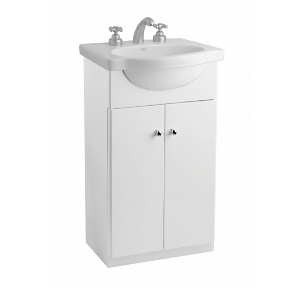Vanitory Venecia 48cm 3H Blanco Mueble Blanco piso