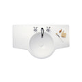 Lavatorio Mesada Marina LH81J 85cm Blanco MAR-MS-104-BL