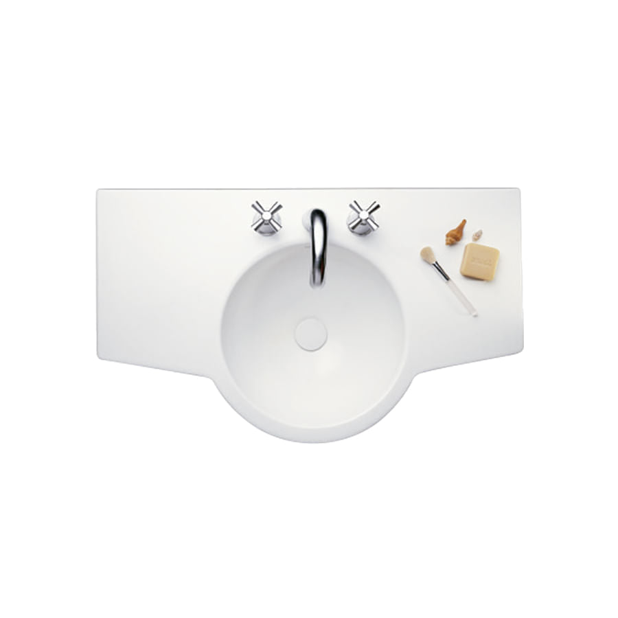 Lavatorio Mesada Marina LH81J 85cm Blanco MAR-MS-104-BL