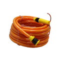 Manguera para Jardin Reforzada de 1/2" de 25mt Naranja con pico plastico