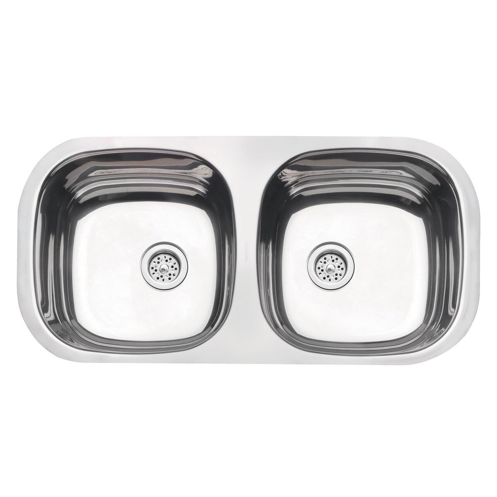 Cubeta Cocina Rectangular Doble Pul 94061/400 72.3x34x14 con sifon