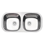 Cubeta Cocina Rectangular Doble Pul 94061/400 72.3x34x14 con sifon