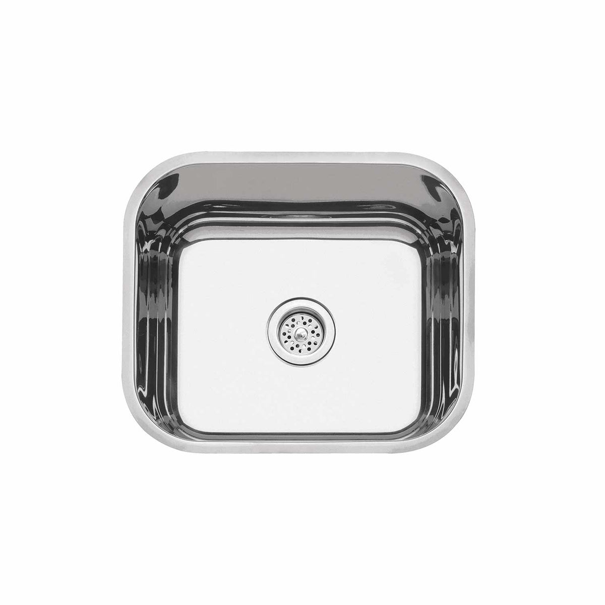 Cubeta Cocina Rectangular Simple Pul 94081/500 40x34x14 AI430 con sifon