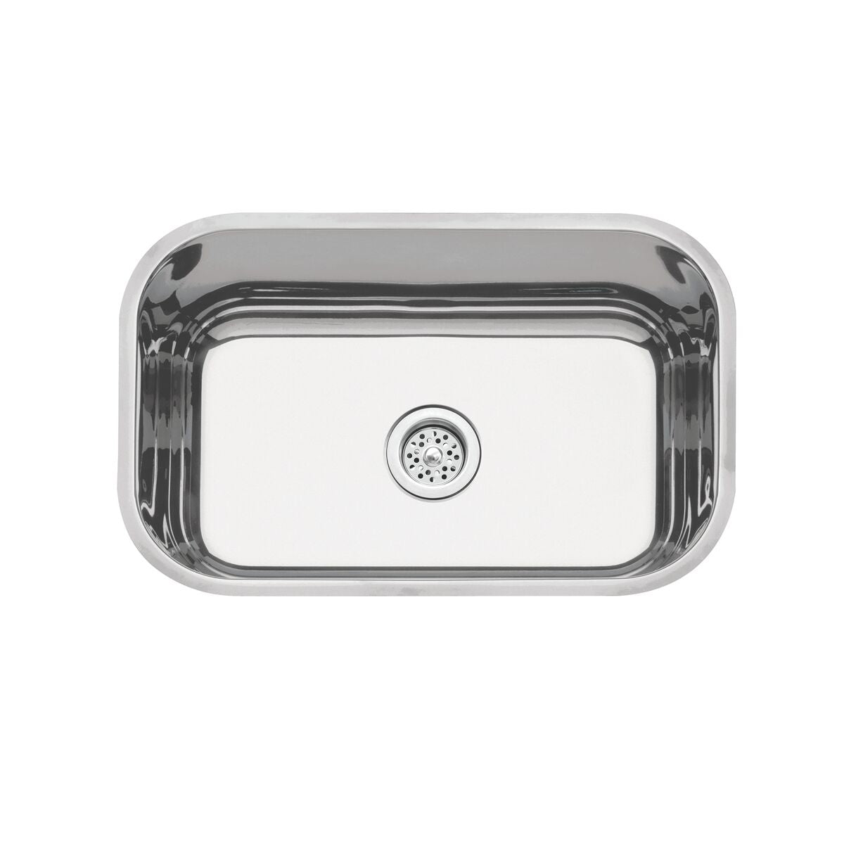 Cubeta Cocina Rectangular Simple Pul 94083/500 47x30.5x14 AI430 con sifon