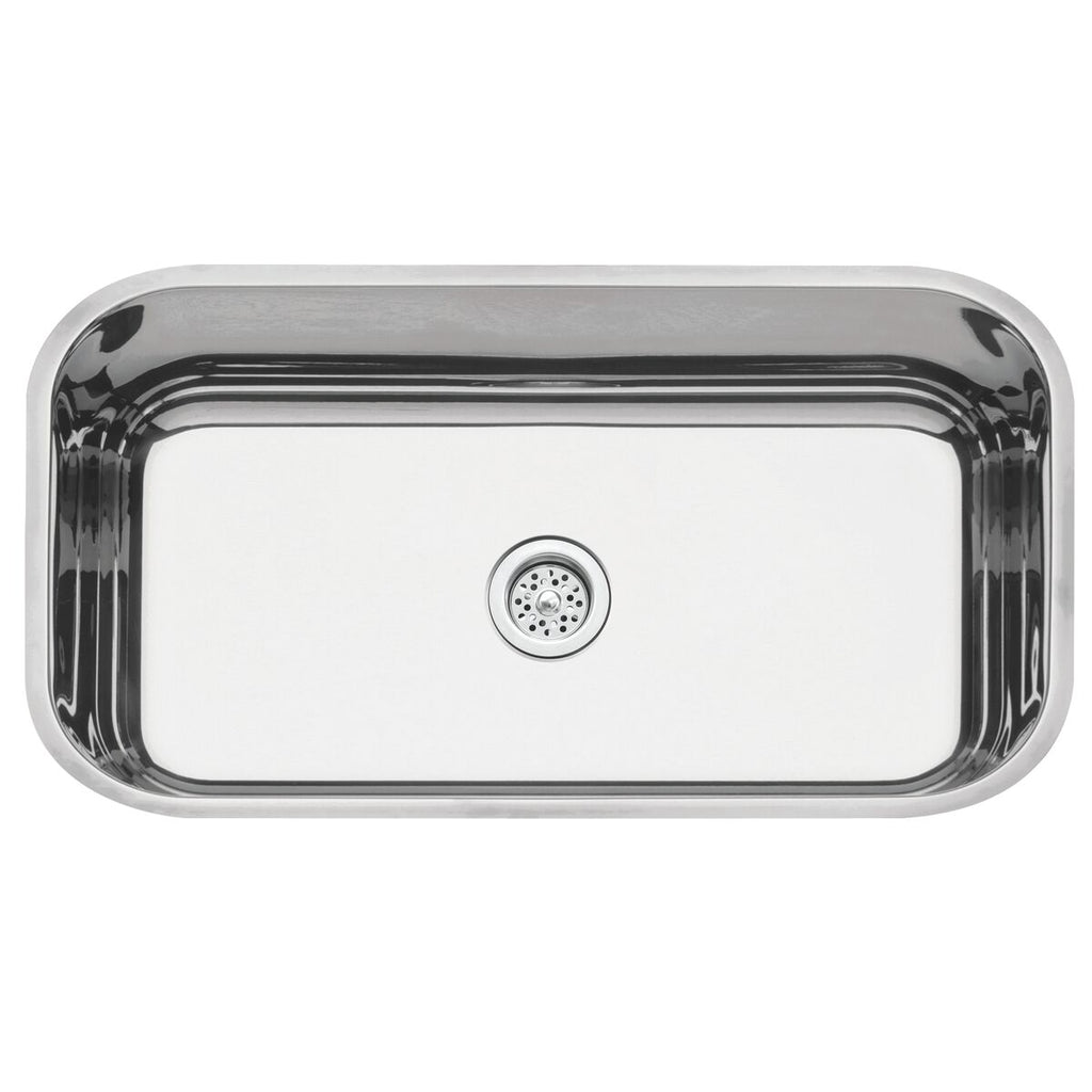 Cubeta Cocina Rectangular Simple Pul 94085/500 56x34x13.5 AI430 con sifon