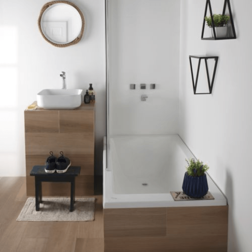 Bañera Acrilico 1.70mt Niza BN17 Blanco