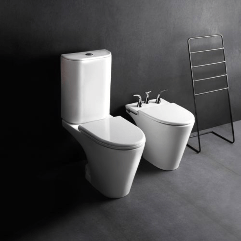 Inodoro Ferrum Marina Blanco Descarga Doble con Asiento THXUS