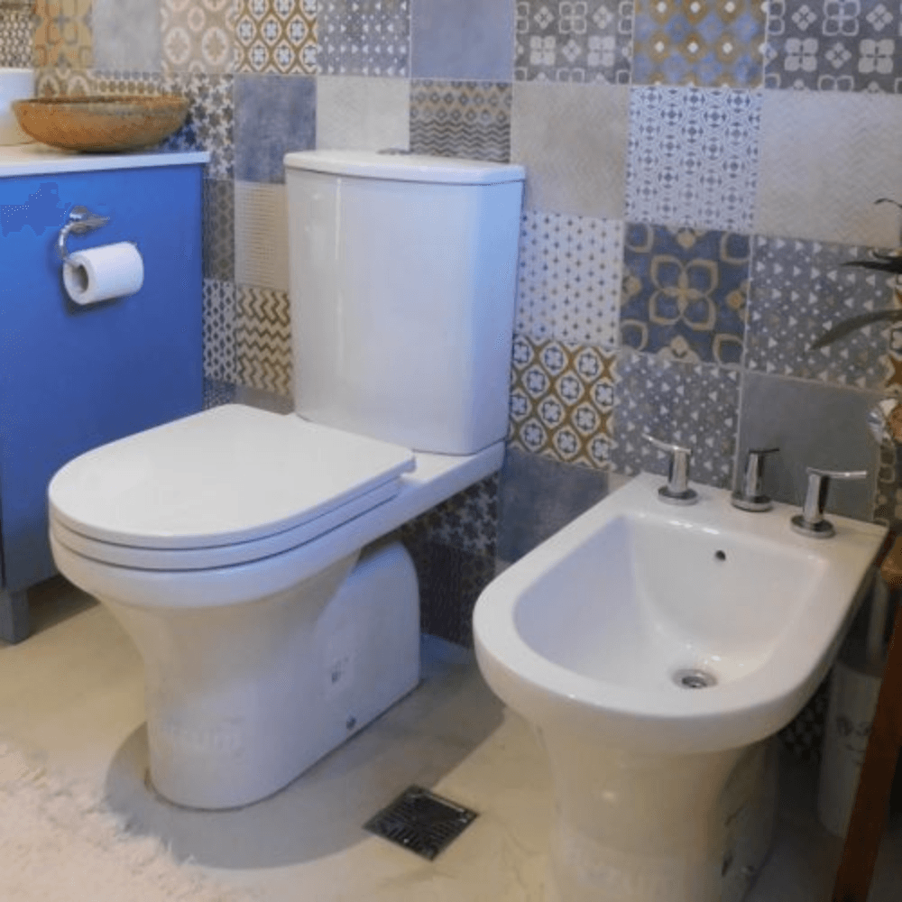 Inodoro Ferrum Varesse Blanco Descarga Doble sin Asiento