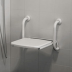 Silla Rebatible para Ducha Ferrum VTES Blanco