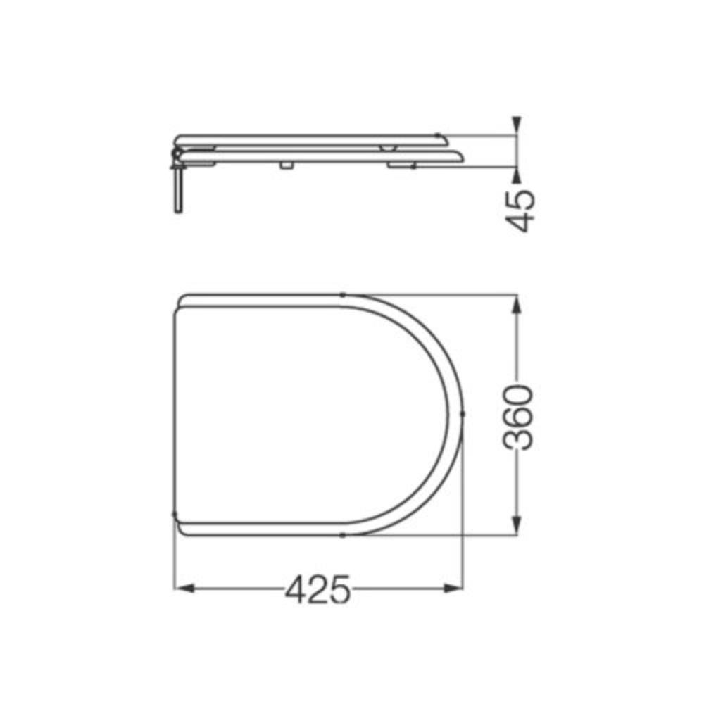 Tapa Asiento Murano Blanco Ferrum TUXUS